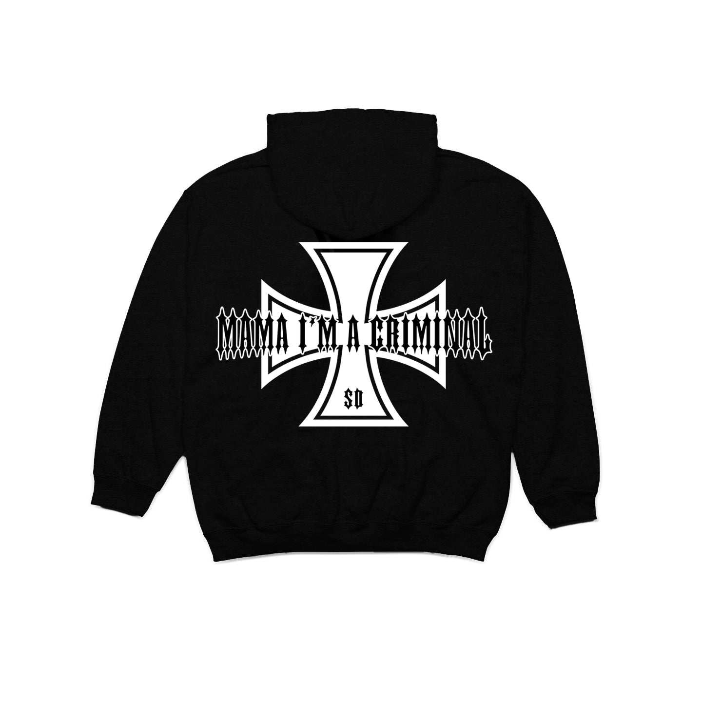Classic OG Iron Cross HEAVY COTTON HOODED SWEATSHIRT | 271G/M2 | 50% BAUMWOLLE/50% POLYESTER